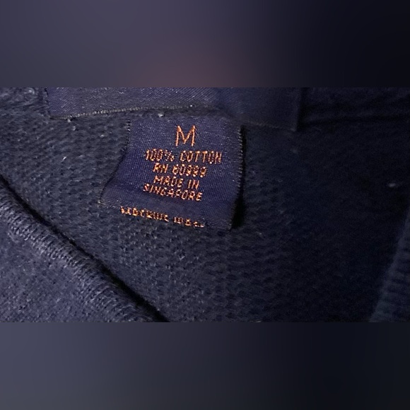 Men's NY Yankees Short Sleeve Polo Button up Navy Blue Antigua Shirt Vintage - Picture 6 of 6